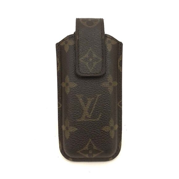 Louis Vuitton Monogram Etui Telephone Japan Cellphone Case Brown lux45-101225 - Picture 1 of 8